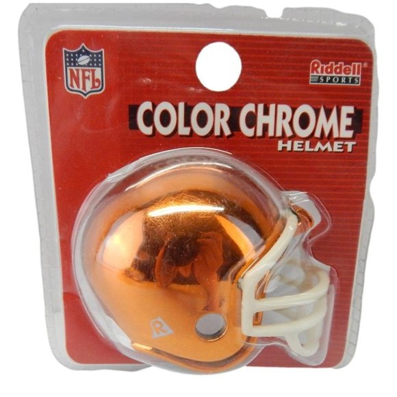 New Riddle Sports Mini Color Chrome Football Helme - Picture 7 of 16